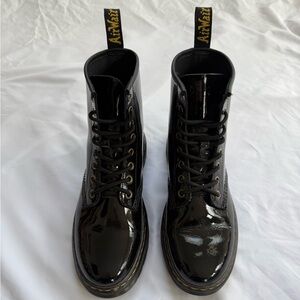 Dr. Martens Women’s Zavala Flat Combat Casual Boot